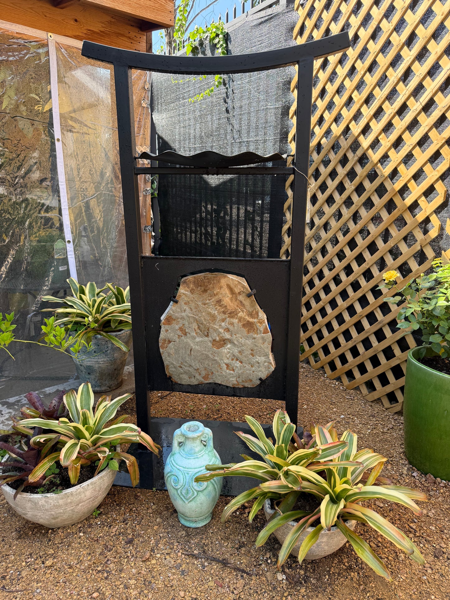 Signed Iron Garden Piece - Joe Gautreaux