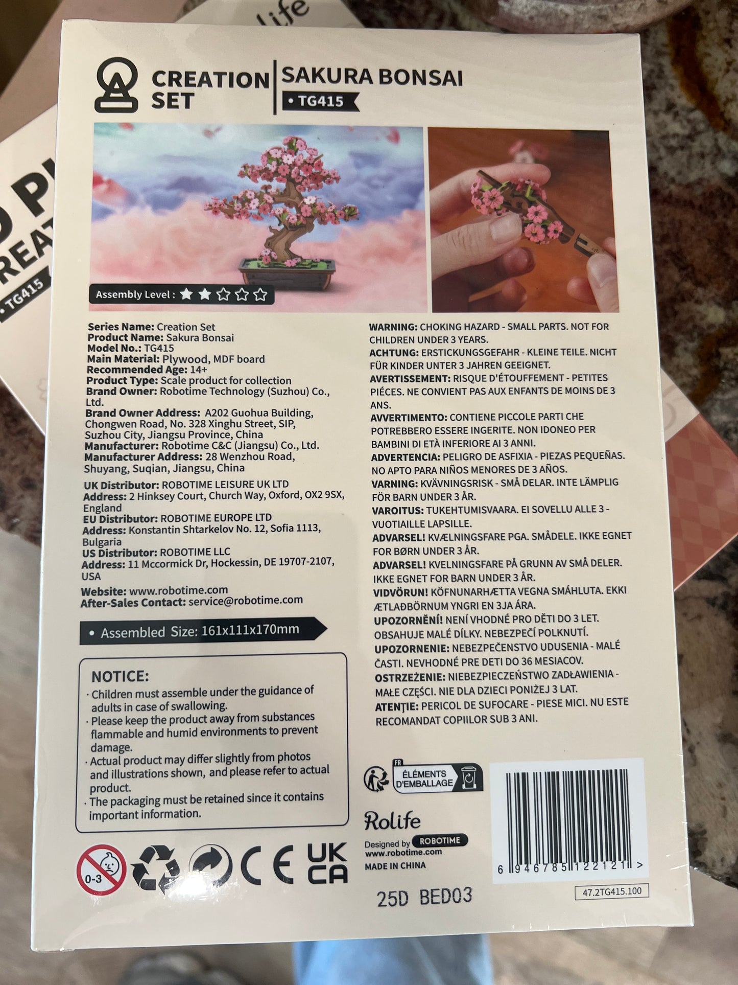 Rolife - 3D Puzzle - Sakura Bonsai