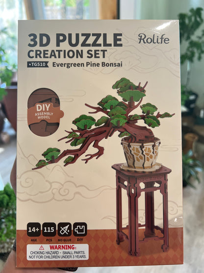 Rolife - 3D Puzzle - Evergreen Pine Bonsai