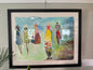 Painting, “Sunday Stroll,” Bucher