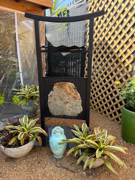 Signed Iron Garden Piece - Joe Gautreaux